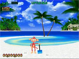 In game image of Sega Tetris on the Arcade.