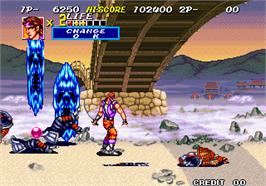 In game image of Sengoku 2 / Sengoku Denshou 2 on the Arcade.