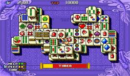 In game image of Shanghai III on the Arcade.