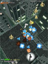 In game image of Shikigami No Shiro II / The Castle of Shikigami II on the Arcade.