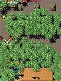 In game image of Sky Shark on the Arcade.