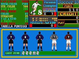 In game image of Soccer 10 on the Arcade.