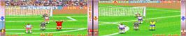 In game image of Soccer Superstars on the Arcade.