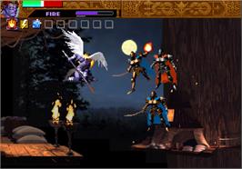 In game image of Sol Divide - The Sword Of Darkness on the Arcade.
