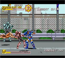 In game image of Sonic Blast Man 2 Special Turbo on the Arcade.