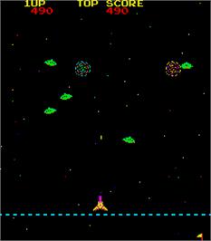 In game image of Space Battle on the Arcade.