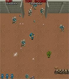 In game image of Space Invasion on the Arcade.