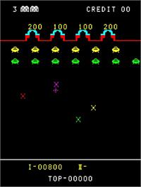 In game image of Space Launcher on the Arcade.