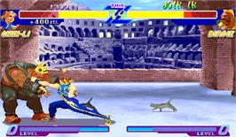 In game image of Street Fighter Alpha: Warriors' Dreams on the Arcade.