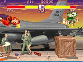 In game image of Street Fighter II': Champion Edition on the Arcade.
