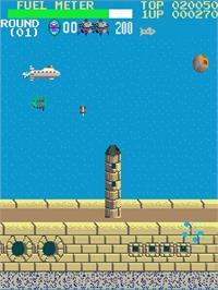 In game image of Submarine on the Arcade.