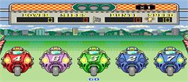 In game image of Super Rider on the Arcade.