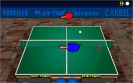 In game image of Table Tennis Champions on the Arcade.