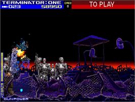 In game image of Terminator 2 - Judgment Day on the Arcade.