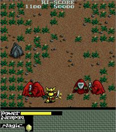 In game image of The Lost Castle In Darkmist on the Arcade.