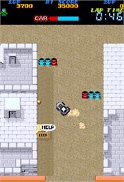 In game image of The Speed Rumbler on the Arcade.