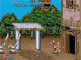 In game image of Tora e no Michi on the Arcade.