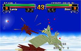 In game image of Touryuu Densetsu Elan-Doree / Elan Doree - Legend of Dragoon on the Arcade.