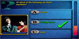 In game image of Trivial Pursuit on the Arcade.