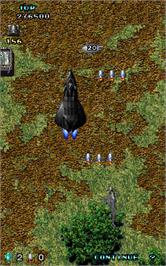 In game image of Twin Eagle - Revenge Joe's Brother on the Arcade.