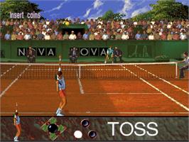 In game image of Ultimate Tennis on the Arcade.