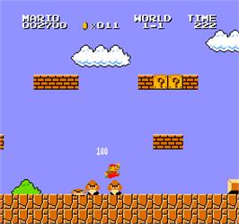 In game image of Vs. Super Mario Bros. on the Arcade.