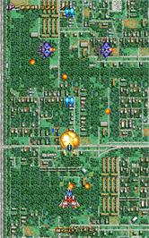 In game image of War of Aero - Project MEIOU on the Arcade.