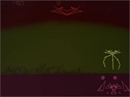 In game image of War of the Worlds on the Arcade.