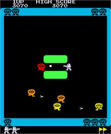 In game image of Warp & Warp on the Arcade.