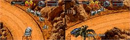 In game image of World Rally 2: Twin Racing on the Arcade.