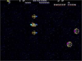 In game image of Zero Wing on the Arcade.