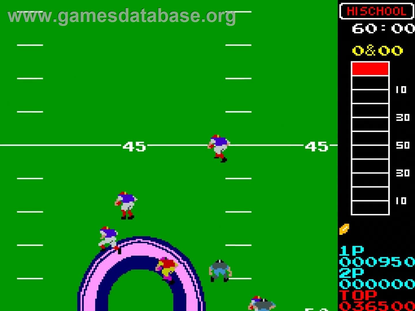 10-Yard Fight '85 - Arcade - Artwork - In Game