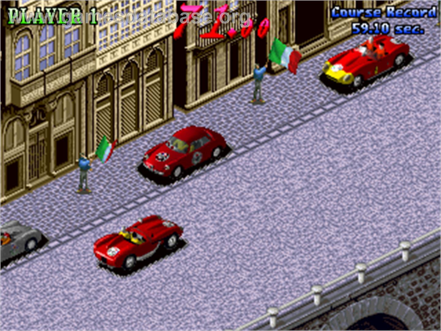 1000 Miglia: Great 1000 Miles Rally - Arcade - Artwork - In Game