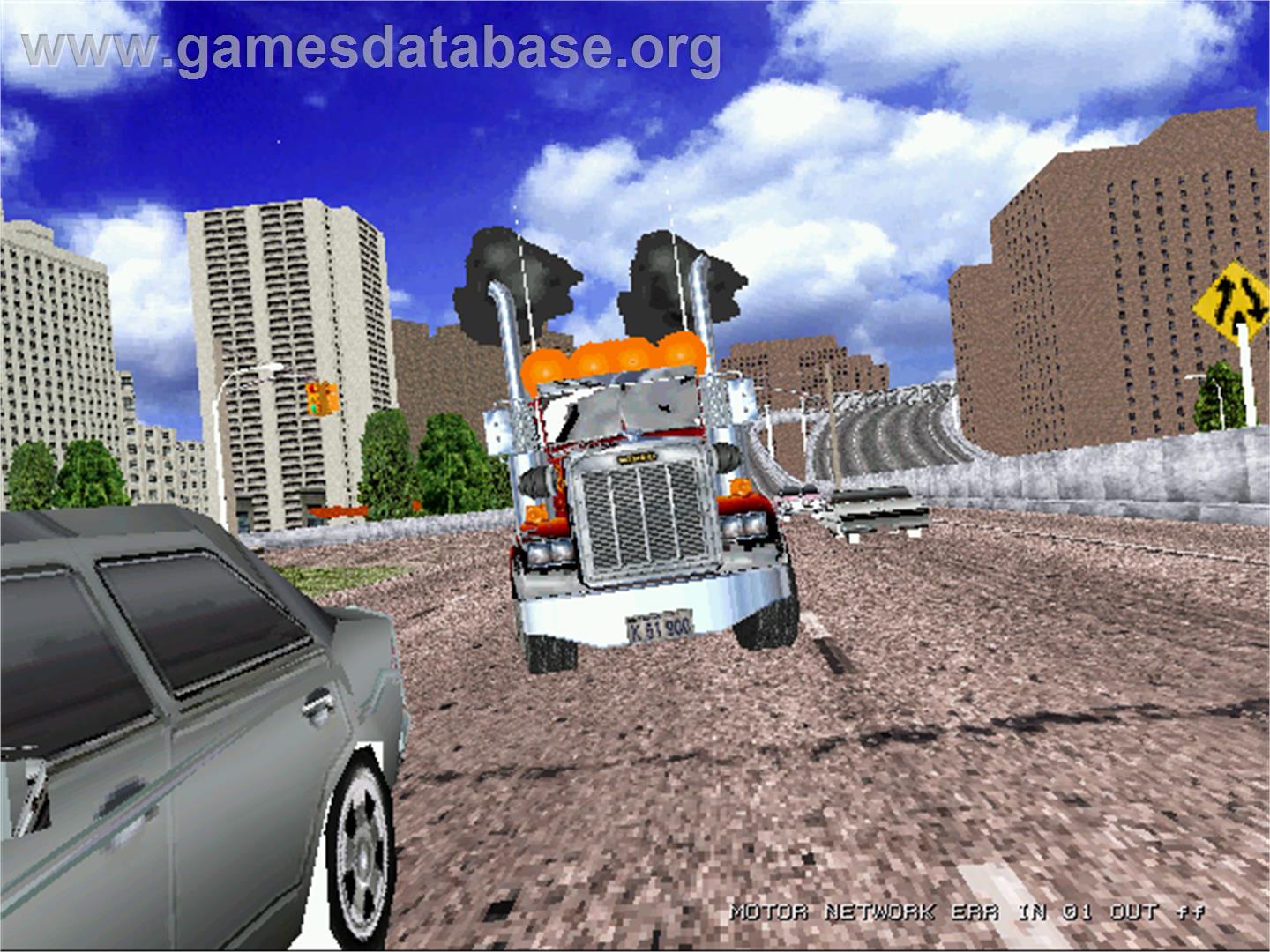 18 Wheeler Deluxe - Arcade - Artwork - In Game