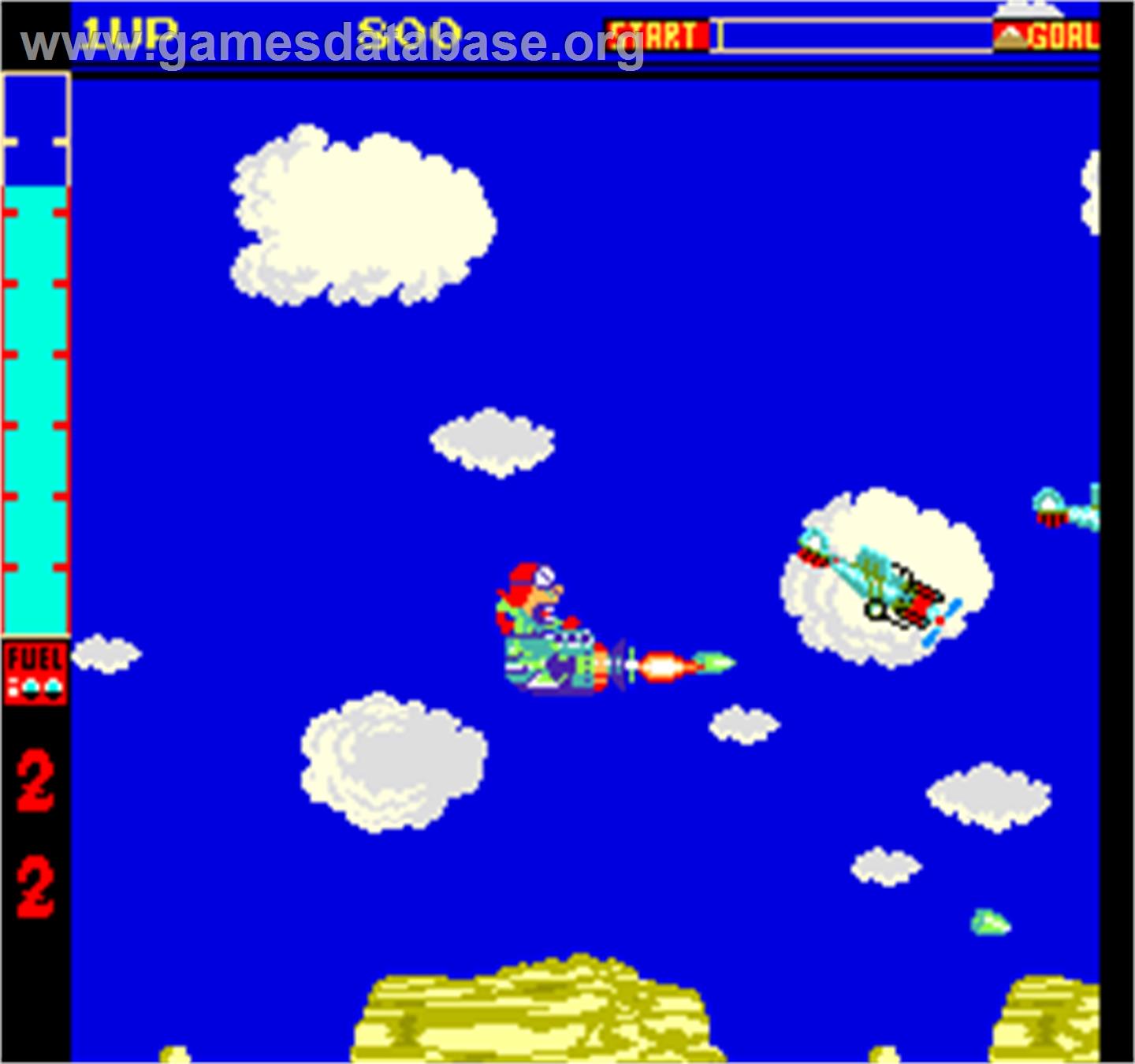 Acrobatic Dog-Fight - Arcade - Artwork - In Game