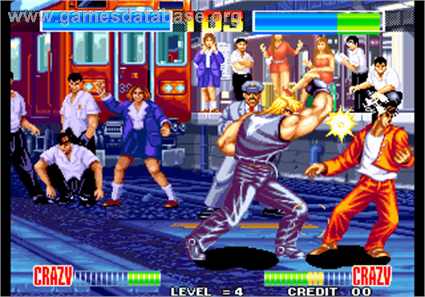 Aggressors of Dark Kombat / Tsuukai GANGAN Koushinkyoku - Arcade - Artwork - In Game