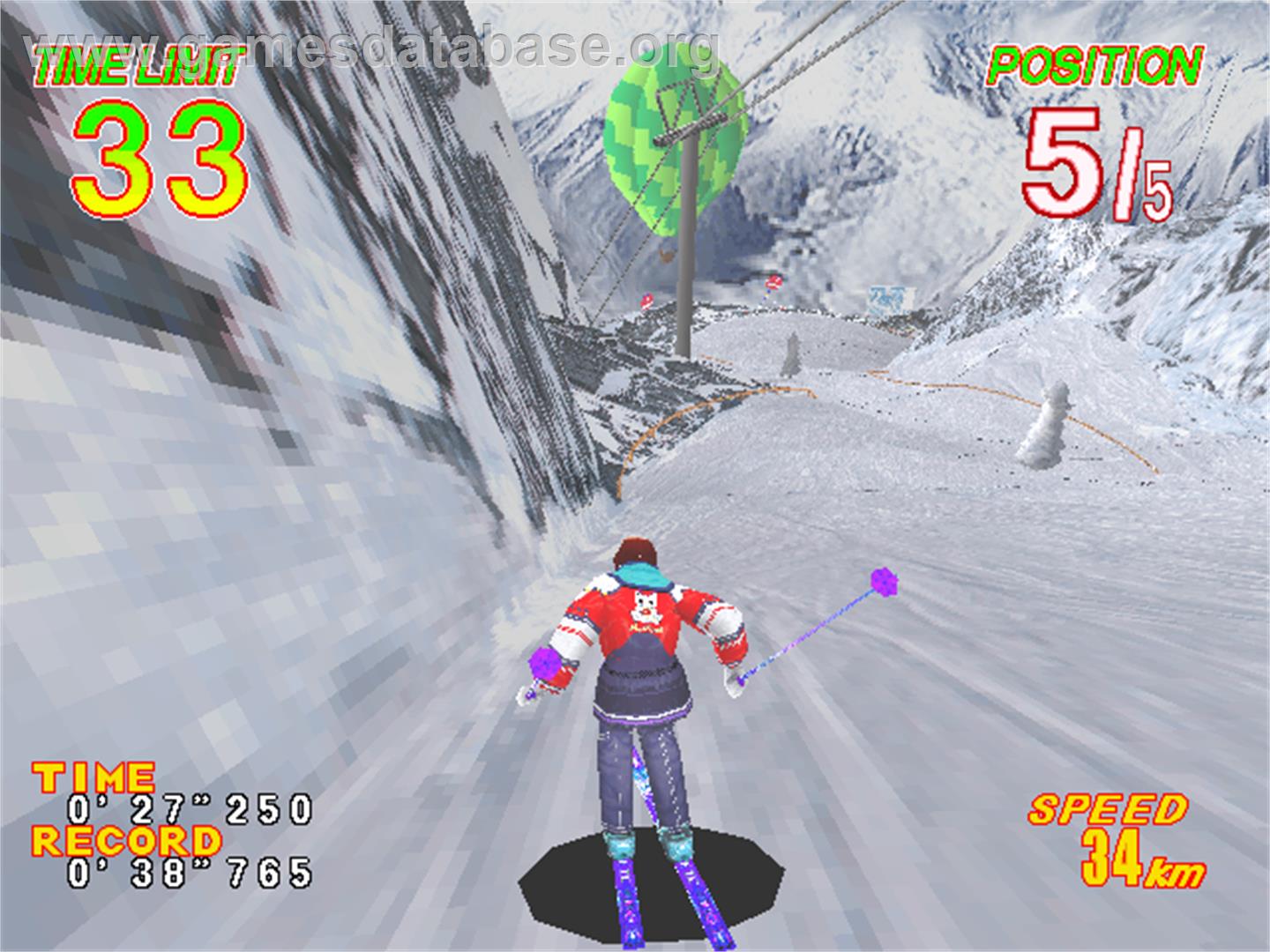 Alpine Racer 2 - Arcade - Artwork - In Game
