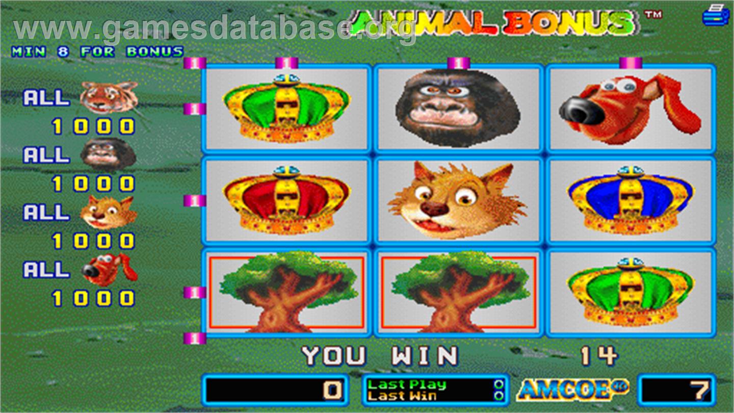 Animal Bonus - Arcade - Artwork - In Game