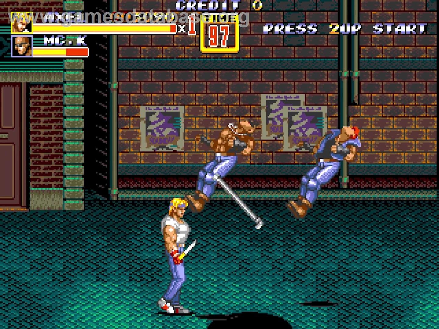 Bare Knuckle II - Arcade - Artwork - In Game