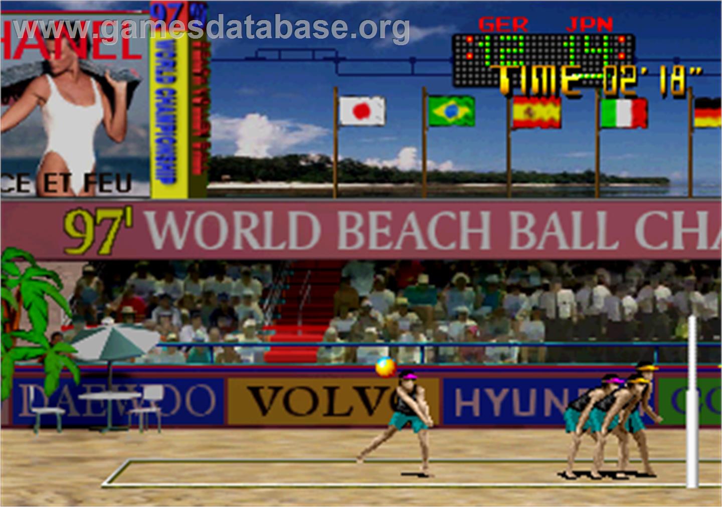 Beach Festival World Championship 1997 - Arcade - Artwork - In Game