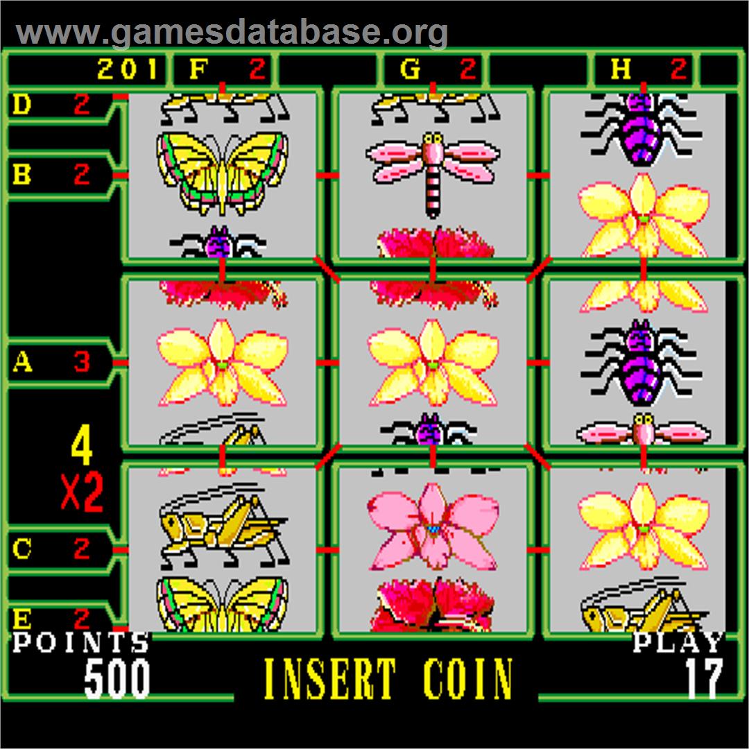 Butterfly Video Game - Arcade - Artwork - In Game