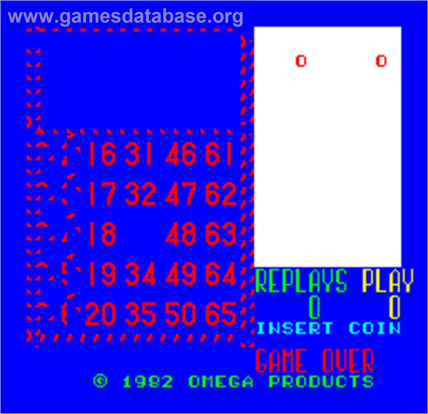 Cal Omega - Game 12.5 - Arcade - Artwork - In Game