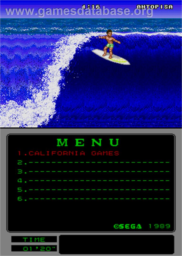 California Games - Arcade - Artwork - In Game