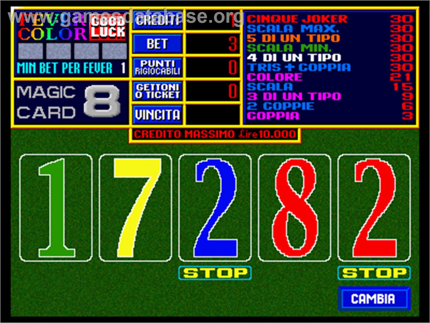 Casino Fever 1k - Arcade - Artwork - In Game