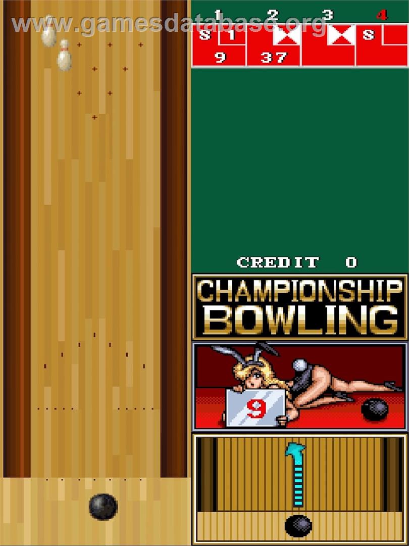 Championship Bowling - Arcade - Artwork - In Game