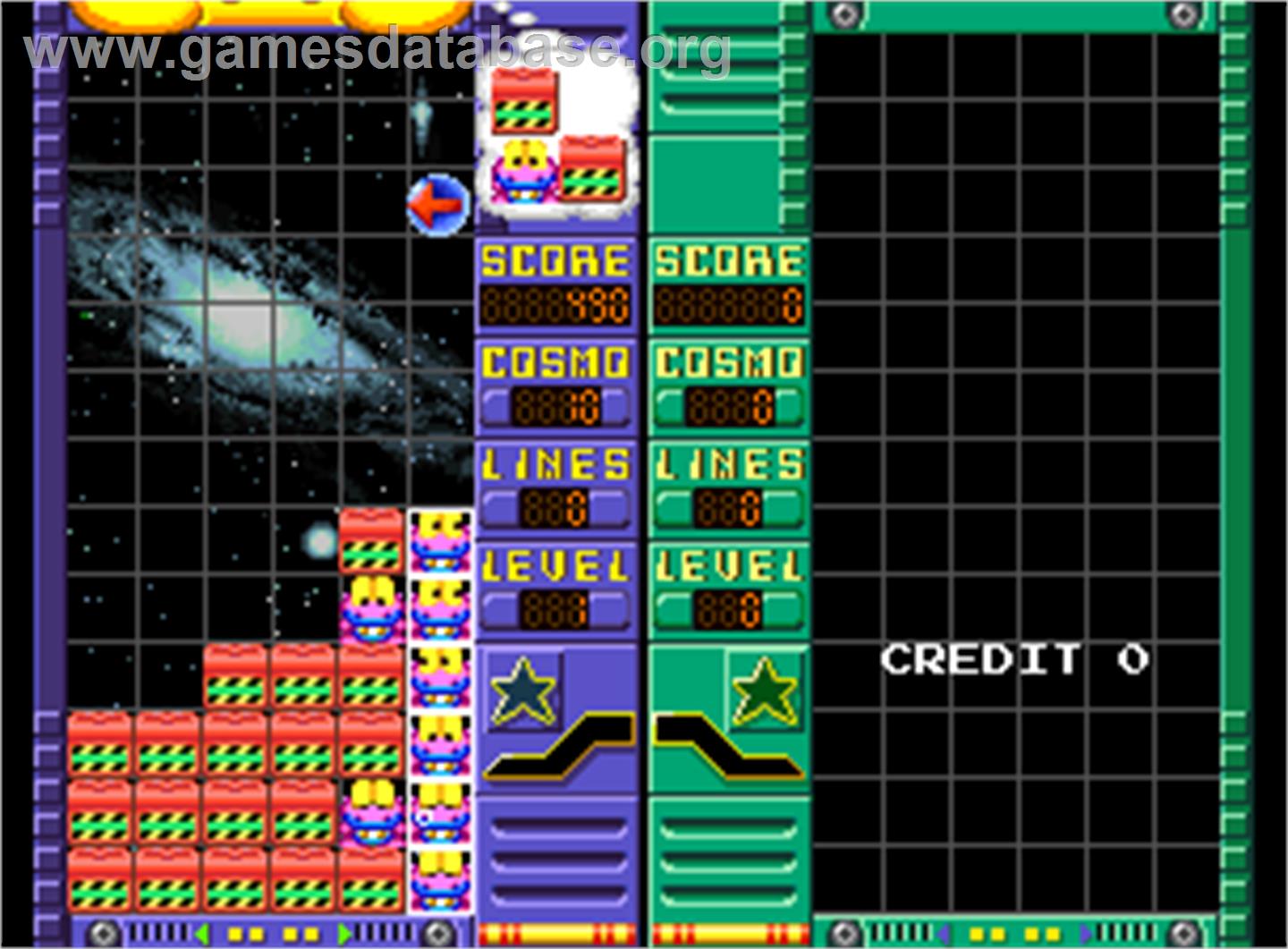 Cosmo Gang the Puzzle - Arcade - Artwork - In Game