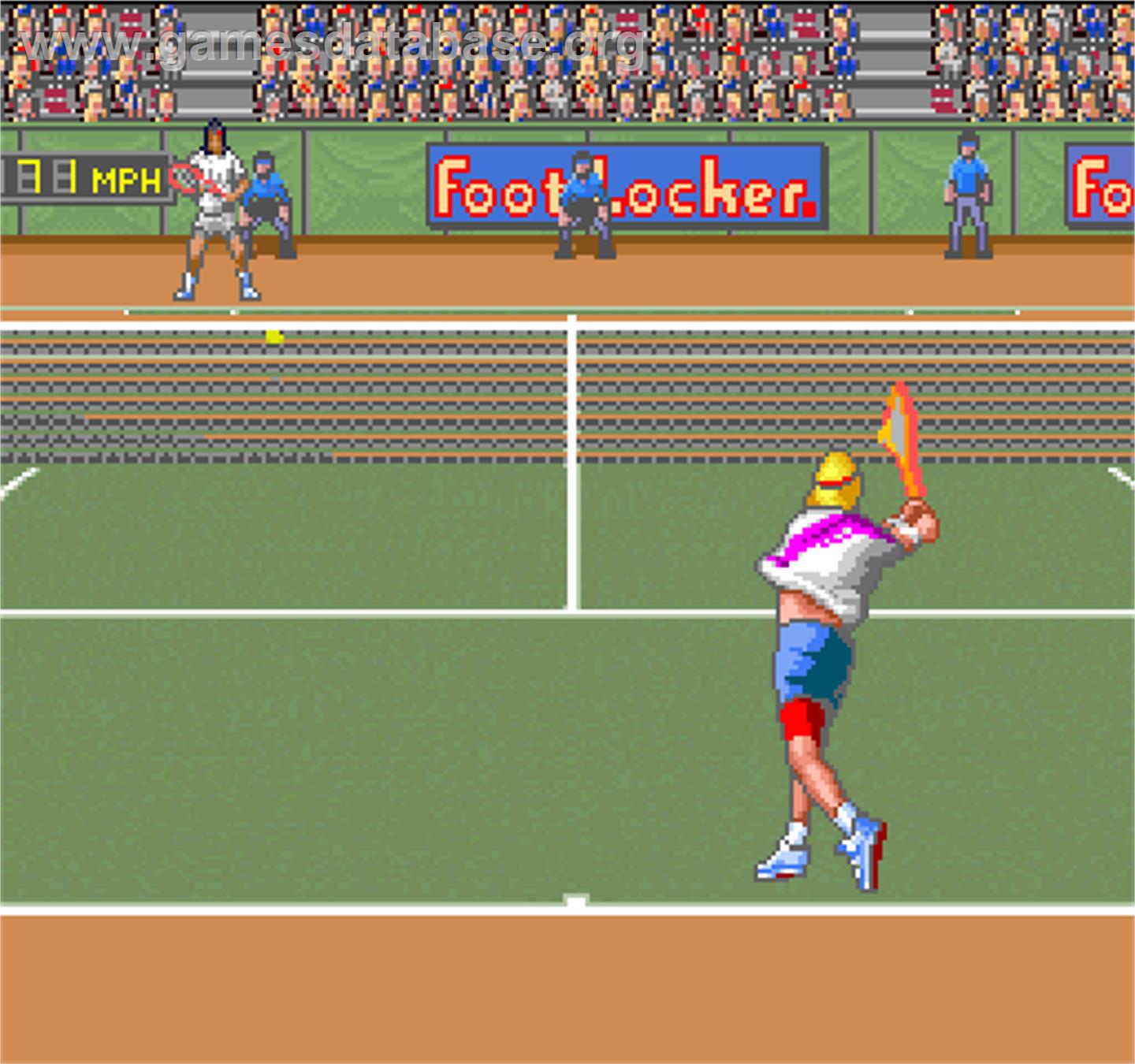 David Crane's Amazing Tennis - Arcade - Artwork - In Game