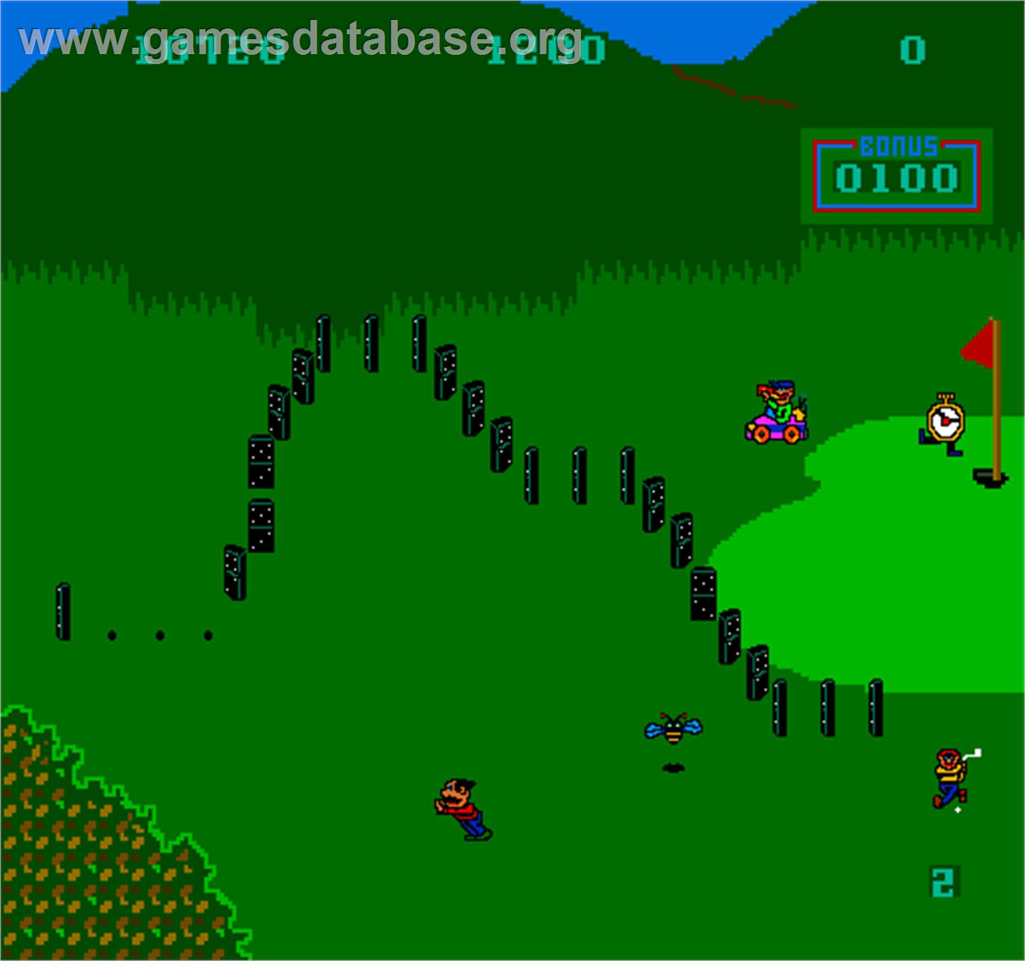 Domino Man - Arcade - Artwork - In Game