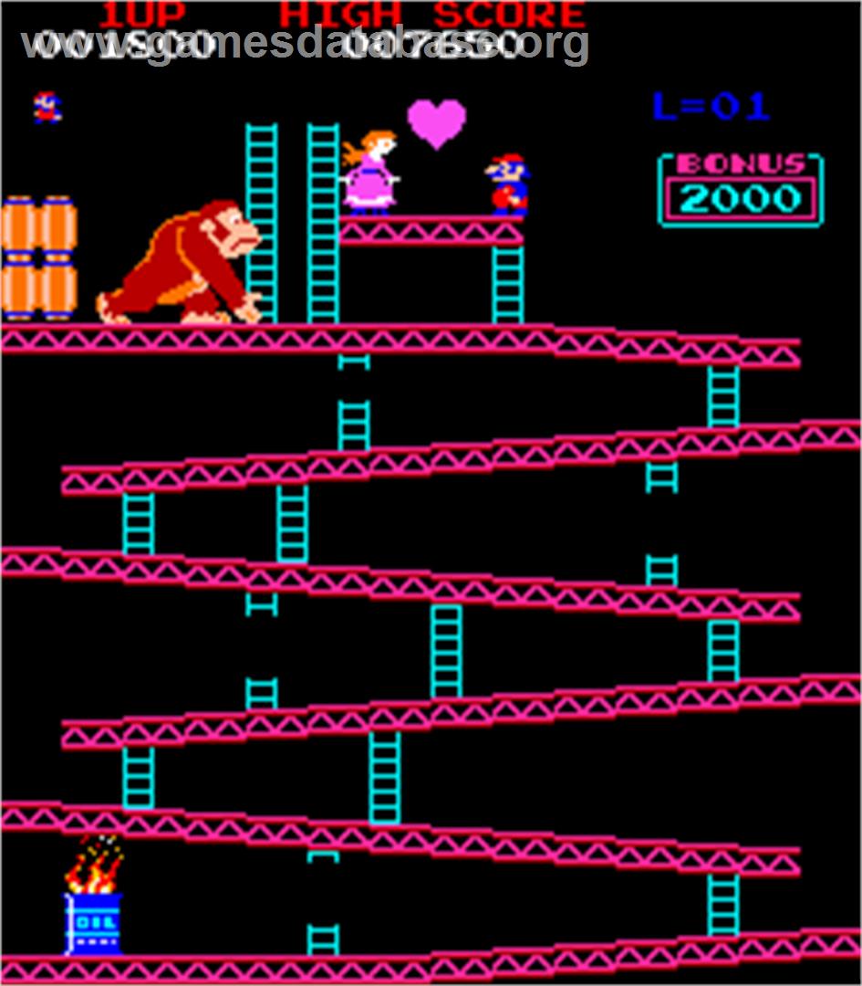 Donkey Kong - Arcade - Artwork - In Game