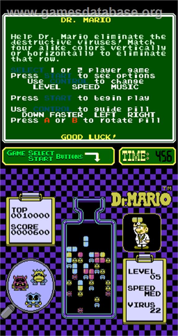 Dr. Mario - Arcade - Artwork - In Game